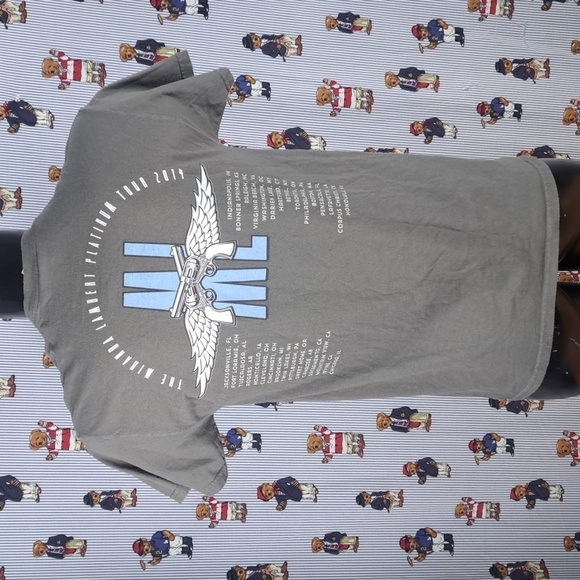 Miranda Lambert 2014 Platinum Tour gray & blue med graphic country music  shirt - Picture 4 of 5